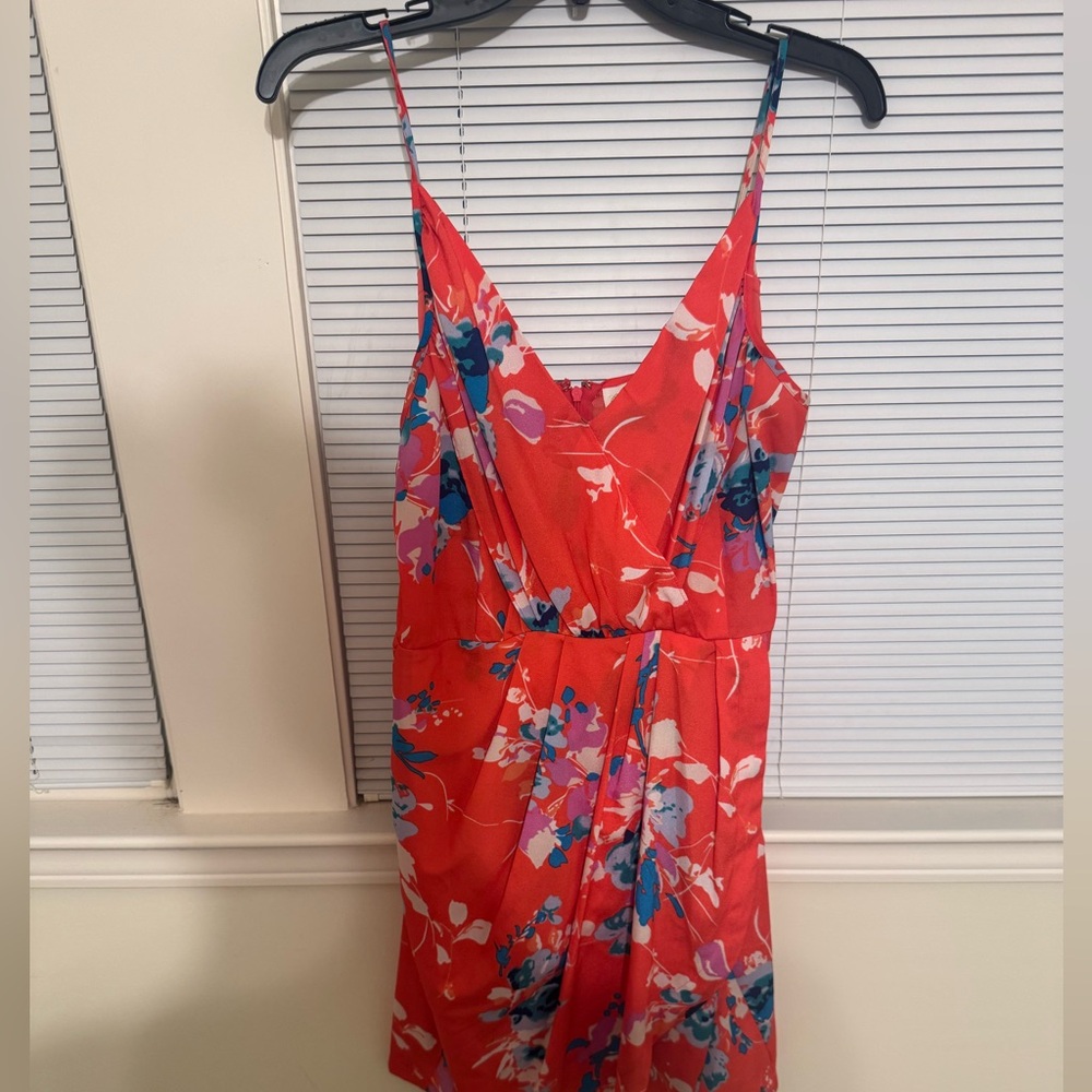 Yumi Kim Red Spaghetti Strap Mini Dress
